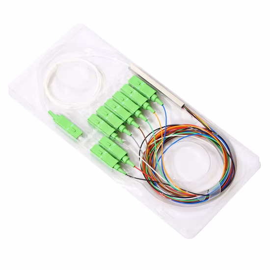 1X16 Sc/APC FTTH Steel Mini Type Fiber Optic PLC Splitter