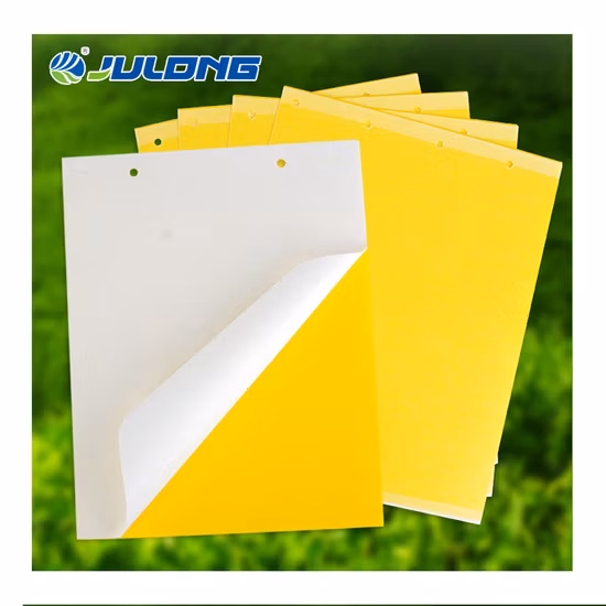 Yellow Sticky Insect Fly Glue Traps Board Pest Control Double Sides