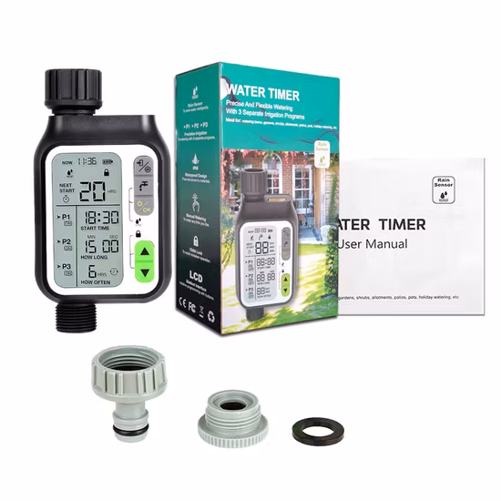 New Design Wireless Tuya APP Control Smart WiFi Water Timer Digital Watering Irrigation Timer for Garden Outdoor Use